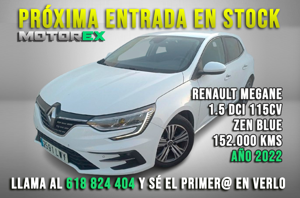 Renault Megane 1.5 DCI 115cv Zen Blue 5p. 2022