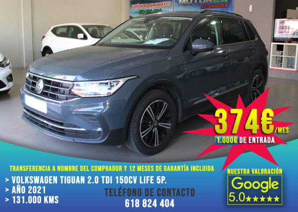 Volkswagen Tiguan 2.0 TDI 150cv Life 5p. 2021