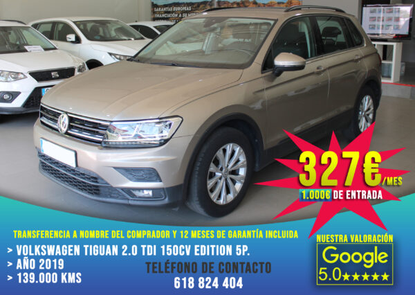 Volkswagen Tiguan 2.0 TDI 150cv Edition 5p. 2019