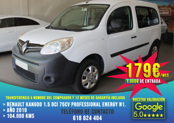Renault Kangoo 1.5 DCI 75cv Professional Energy N1 2019