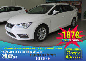 Seat Leon ST 1.6 TDI 115cv Style 5p. 2020