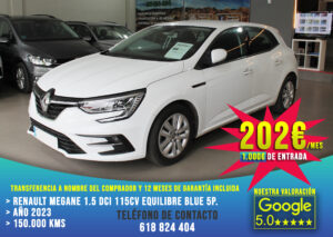 Renault Megane 1.5 DCI 115cv Equilibre Blue 5p. 2023