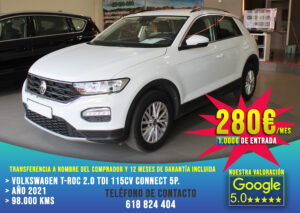 Volkswagen T-Roc 2.0 TDI 115cv Connect 5p. 2021