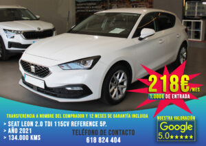 Seat León 2.0 TDI 115cv Reference Go 5p. 2021