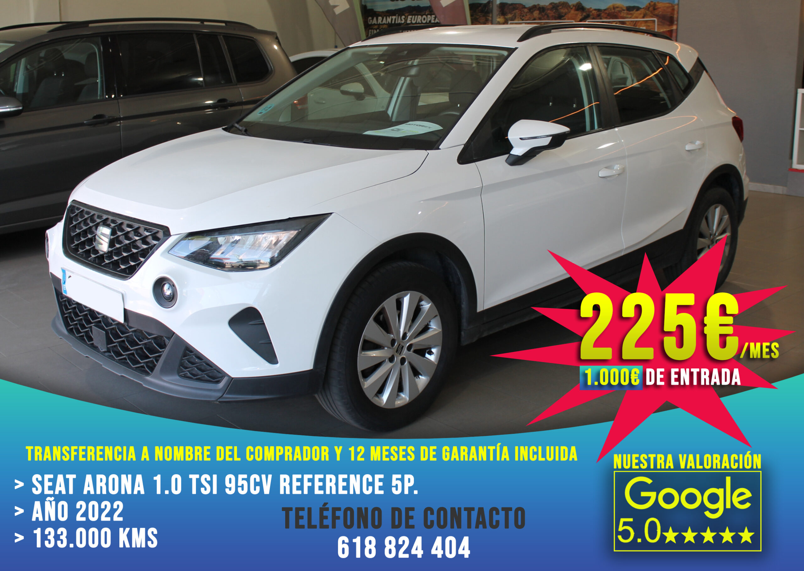 Seat Arona 1.0 TSI 95cv Reference 5p. 2022