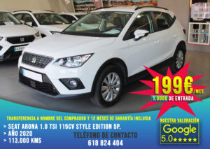 Seat Arona 1.0 TSI 115cv Style Edition 5p. 2020