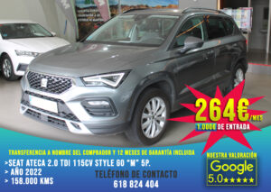 Seat Ateca 2.0 TDI 115cv Style Go "M" 5p. 2022